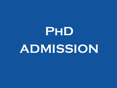 PhD Admissions